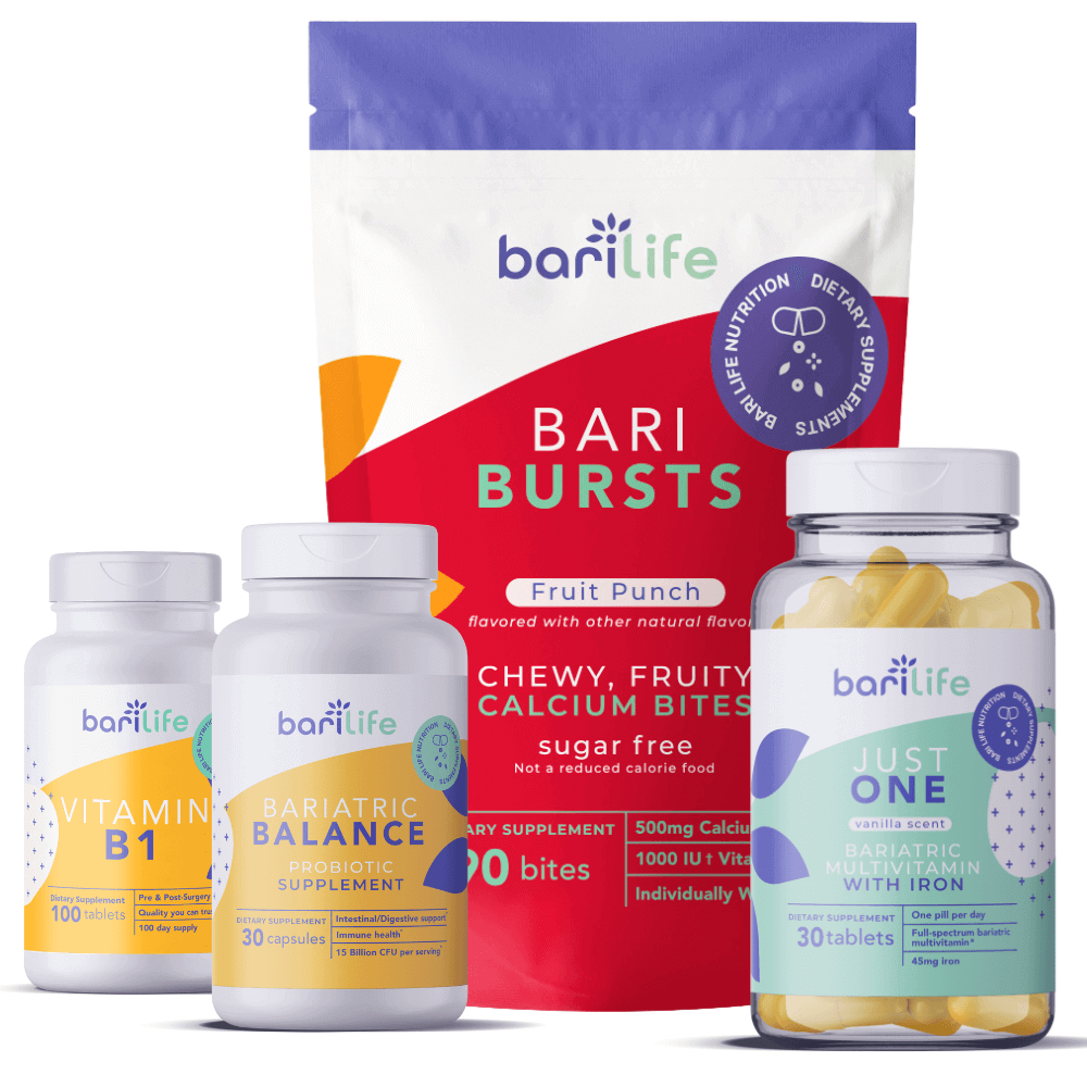 BariLife Non-Chewable Fruit Punch supplement pack